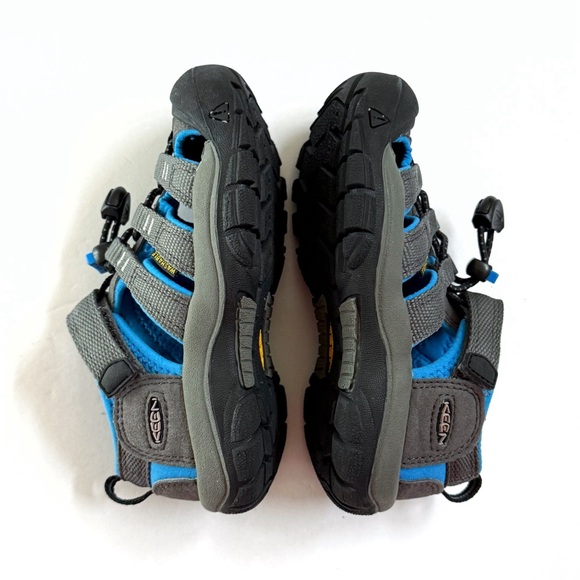 KEEN MAGNET BLUE GRAY BLACK NEWPORT H2 CINCH LACE WATER SHOES - Picture 7 of 10